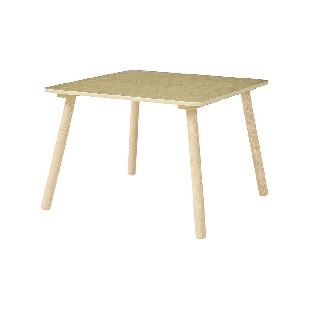 Kids Natural Wood Table and Two Chairs Set