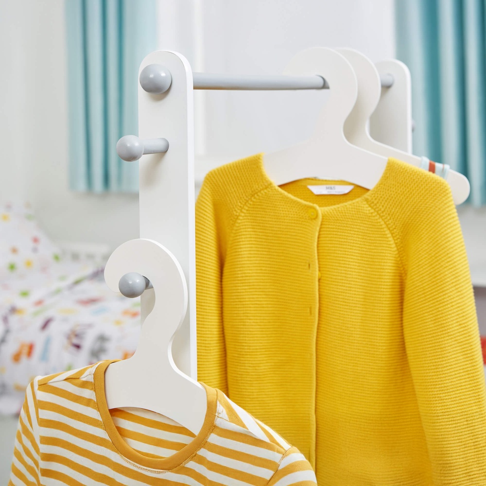 Kids Hanging Rail with Extra Storage Liberty House Toys