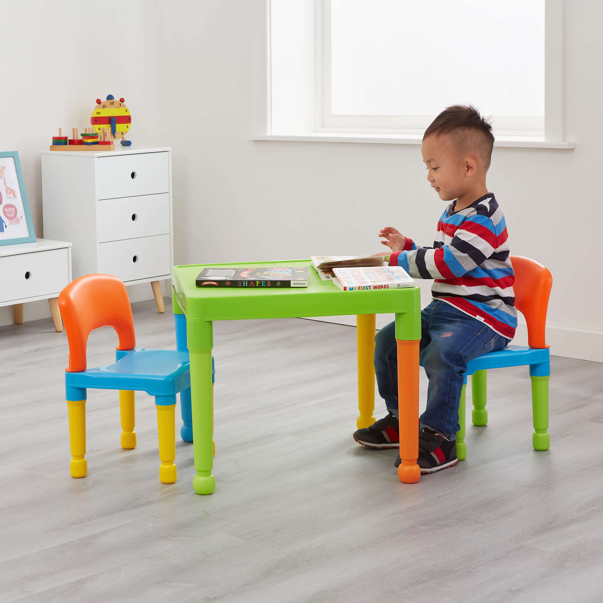Kids Plastic Table and Chair Set | Children's Plastic Table and Chair ...