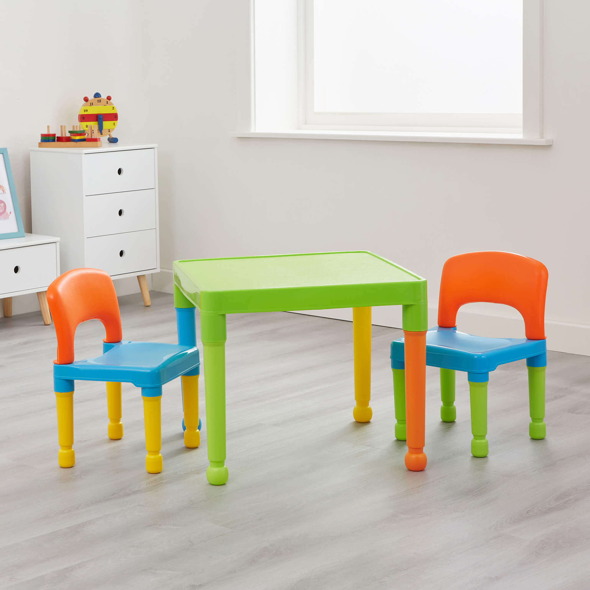 Kids Plastic Table and Chair Set | Children's Plastic Table and Chair ...